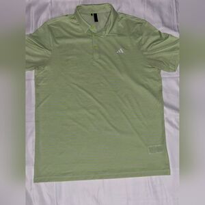 Adidas Men's Green Polo Shirt